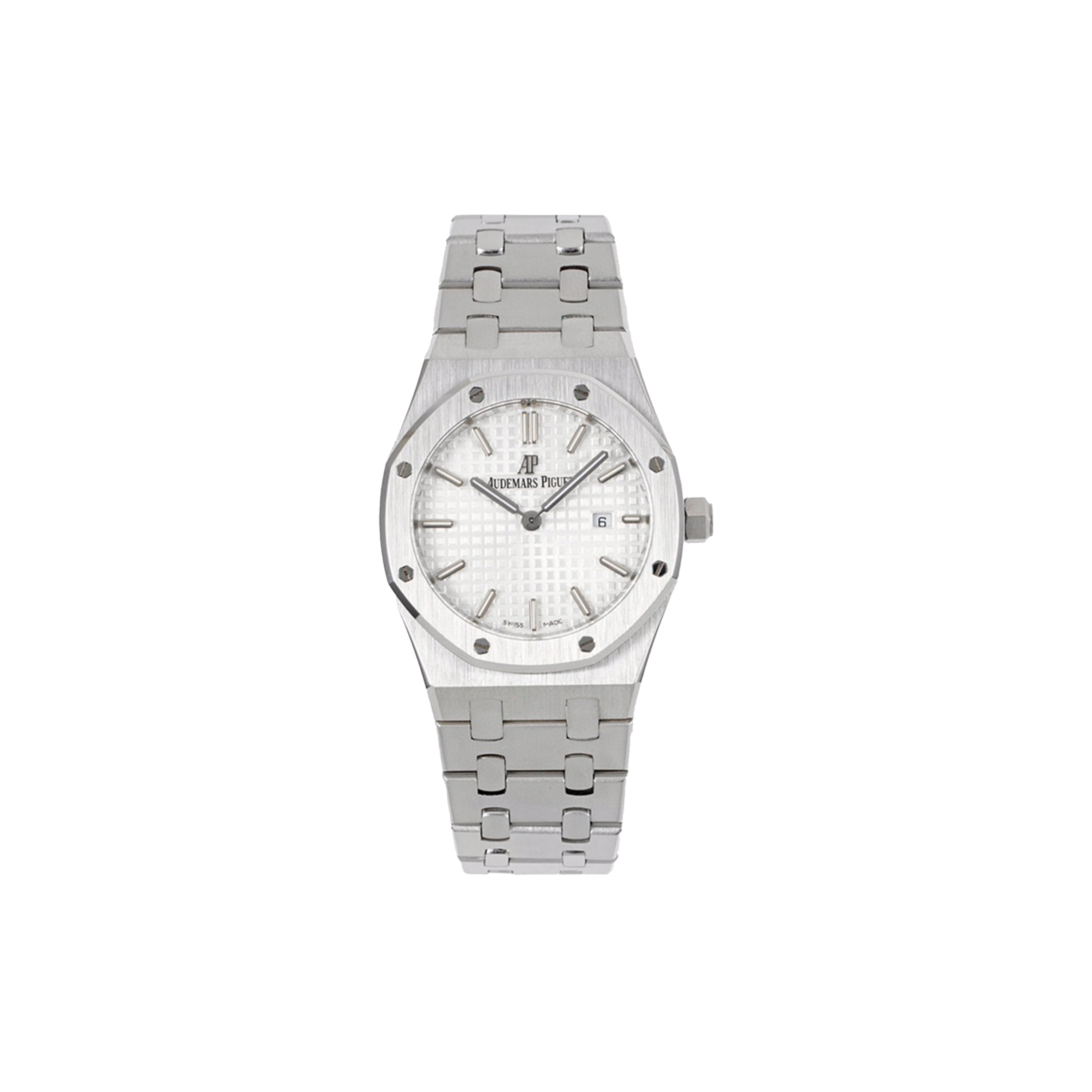 AUDEMARS PIGUET ROYAL OAK QUARTZ STEEL WHITE DIAL 33MM  WATCH 67650ST